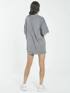 Thrills Co. 1% For The Planet Lords Box Fit Tee Dress - Washed Grey