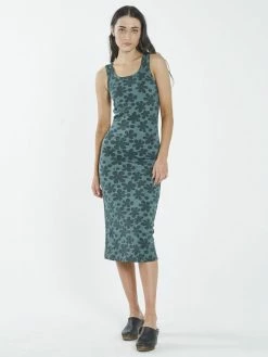 Thrills Co. Layla Dress - Vintage Teal