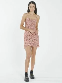 Thrills Co. Mallory Bias Dress - Red