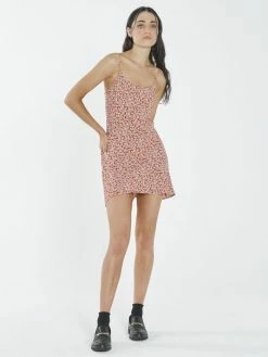 Thrills Co. Mallory Bias Dress - Red