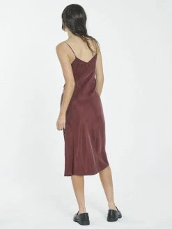Thrills Co. Chelsea Slip Dress - Blood Red New Arrivals