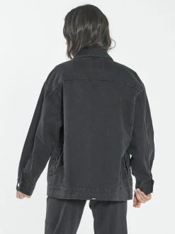 Thrills Co. Madi Jacket - Aged Black 1% For The Planet