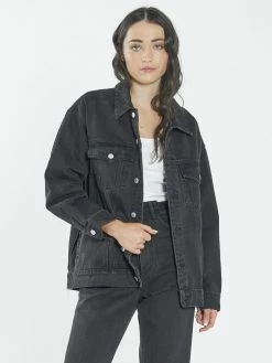 Thrills Co. Madi Jacket - Aged Black 1% For The Planet