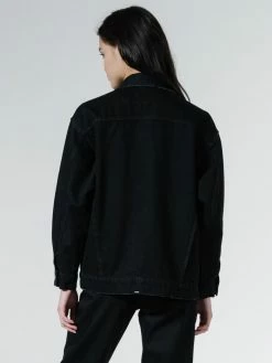 Thrills Co. Madi Jacket - Black Rinse 1% For The Planet