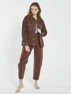 Thrills Co. Madi Jacket - Washed Cocoa 1% For The Planet