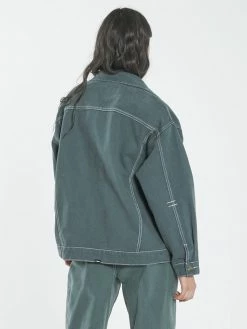 Thrills Co. Madi Jacket - Vintage Teal 1% For The Planet