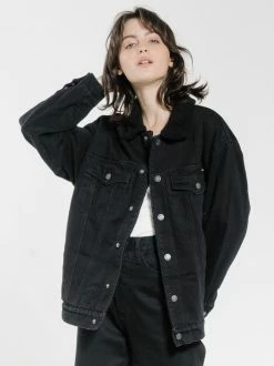 Thrills Co. 1% For The Planet Madison Jacket - Black Rinse