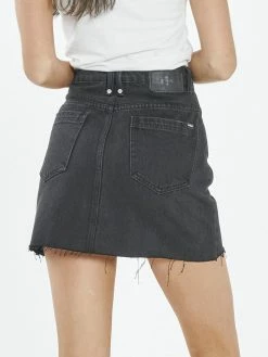 Thrills Co. Leni Skirt - Aged Black