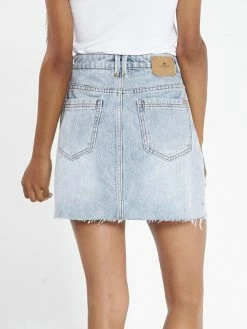 Thrills Co. Leni Skirt - Aged Blue 1% For The Planet