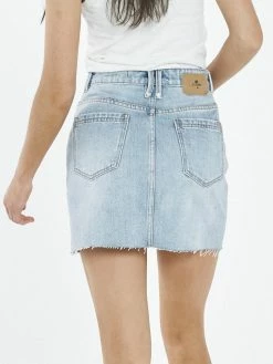 Thrills Co. Leni Skirt - Dust Blue