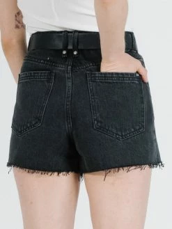 Thrills Co. Erin Short - Faded Black Shorts & Skirts