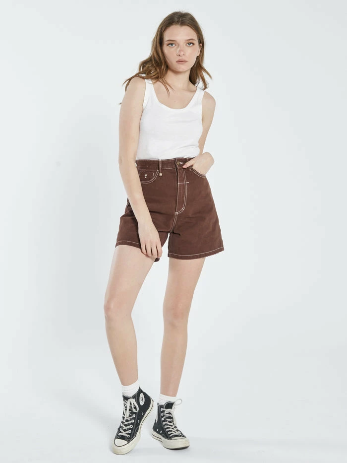 Thrills Co. 1% For The Planet Koko Short - Washed Cocoa 3 Thrills Co. 1% For The Planet Koko Short - Washed Cocoa