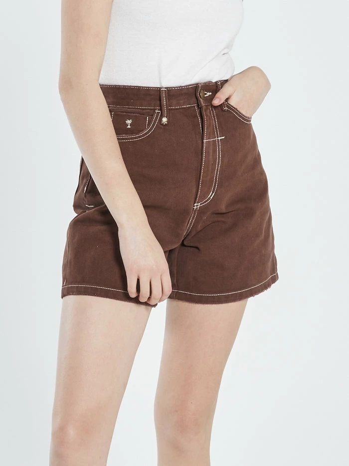 Thrills Co. 1% For The Planet Koko Short - Washed Cocoa 6 Thrills Co. 1% For The Planet Koko Short - Washed Cocoa