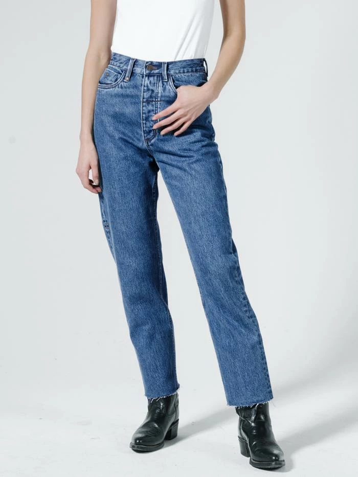 Thrills Co. 1% For The Planet Paige Jean - Rinsed Blues 6 Thrills Co. 1% For The Planet Paige Jean - Rinsed Blues