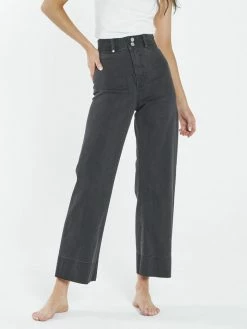 Thrills Co. New Arrivals Belle Stretch Jean - Aged Black