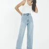 Thrills Co. New Arrivals Belle Stretch Jean - Dust Blue