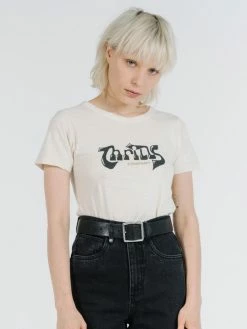 Cheap Thrills Store 13 Thrills Co. Flare Tee - Thrift White