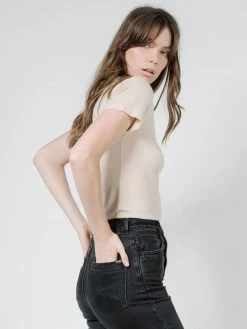 Thrills Co. Hemp Slim Tee - Nude