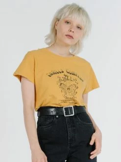 Cheap Thrills Store 15 Thrills Co. Soulfire Band Tee - Mineral Yellow