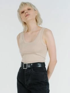 Thrills Co. Hemp Retro Tank - Nude