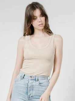 Thrills Co. Hemp Retro Tank - Nude