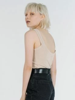 Thrills Co. Hemp Retro Tank - Nude