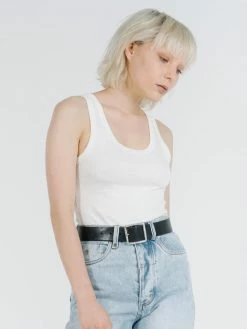 Thrills Co. Hemp Retro Tank - Dirty White