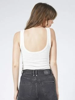 Thrills Co. Hemp Retro Tank - Dirty White