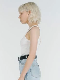 Thrills Co. Hemp Retro Tank - Dirty White