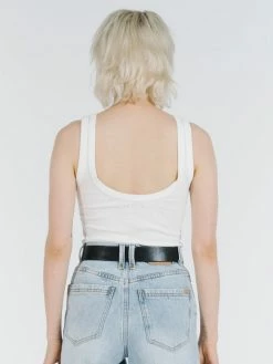 Thrills Co. Hemp Retro Tank - Dirty White