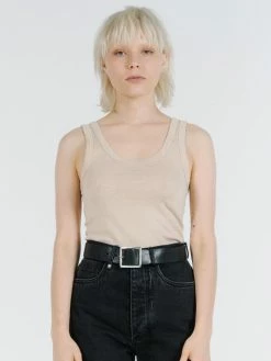 Thrills Co. Hemp Retro Tank - Nude