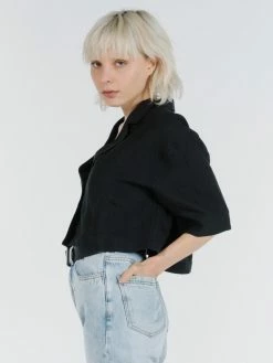 Thrills Co. Hunter Top - Black Hemp