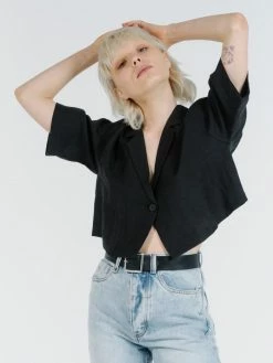 Thrills Co. Hunter Top - Black Hemp