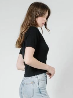 Thrills Co. Illuka Knit Top - Black Sweaters & Fleece