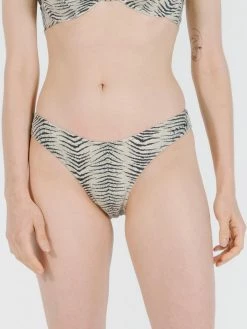 Thrills Co. Zebra Lounge Bikini Pant - Thrift White