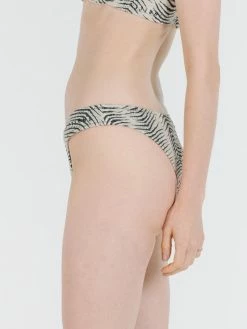 Thrills Co. Zebra Lounge Bikini Pant - Thrift White