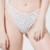 Thrills Co. Acacia High Cut Bikini Bottom - Thrift White
