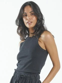 Thrills Co. Hemp Racer Front Tank - Black