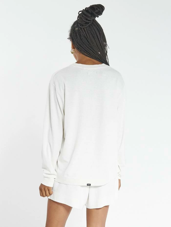 Thrills Co. Hemp Long Sleeve Tee - Dirty White 5 Thrills Co. Hemp Long Sleeve Tee - Dirty White