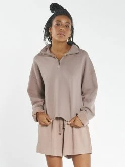 Thrills Co. Hemp 3/4 Zip Pullover - Yak 1% For The Planet