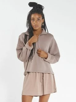 Thrills Co. Hemp 3/4 Zip Pullover - Yak 1% For The Planet