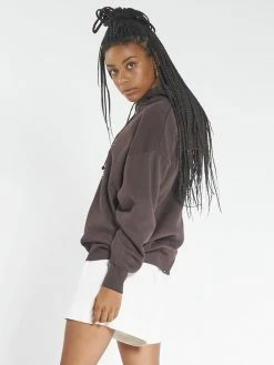 Thrills Co. Sweaters & Fleece Eighty Three Slouch Hood - Postal Brown