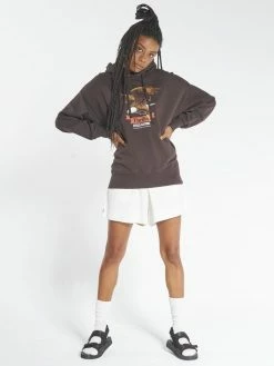 Thrills Co. Sweaters & Fleece Eighty Three Slouch Hood - Postal Brown