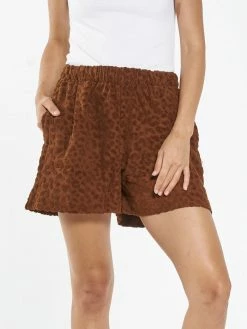 Thrills Co. Panthera Terry Field Short - Tobacco Shorts & Skirts