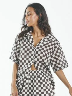 Thrills Co. Tops & Tees Aalto Slouch Shirt - Cocoa