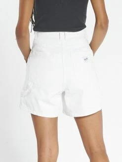 Thrills Co. Carpenter Drill Short - Optical White 1% For The Planet 8 Thrills Co. Carpenter Drill Short - Optical White 1% For The Planet