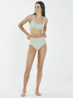 Thrills Co. Aalto Crop Top - Eucalyptus Swim 10 Thrills Co. Aalto Crop Top - Eucalyptus Swim