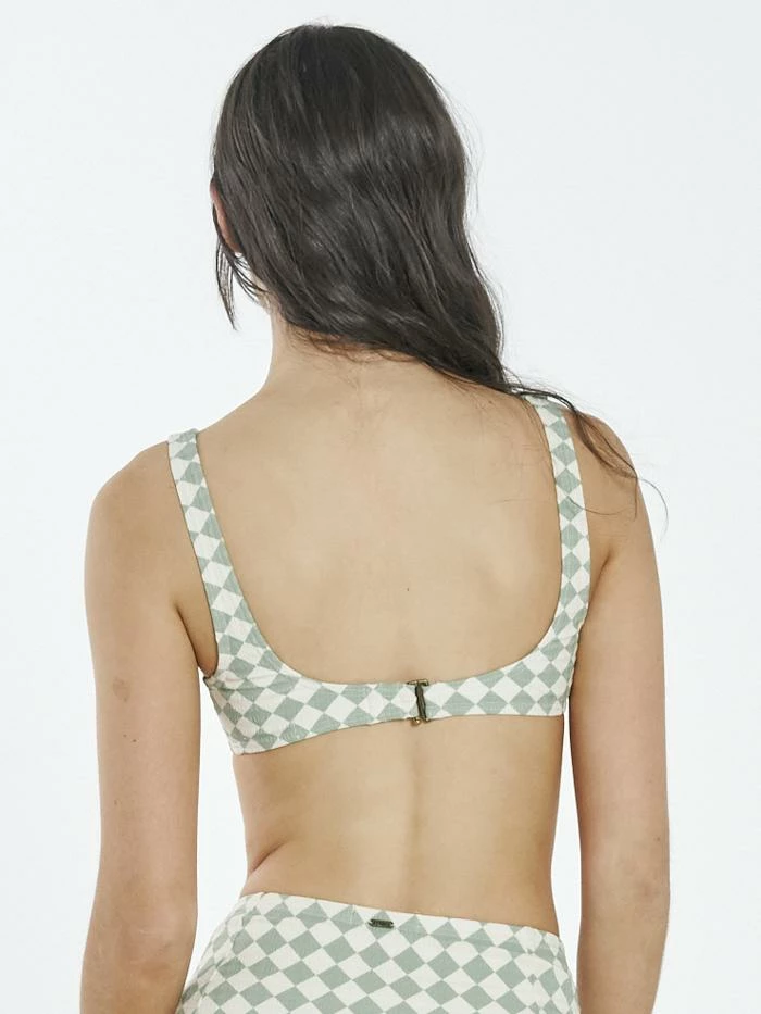 Thrills Co. Aalto Crop Top - Eucalyptus Swim 6 Thrills Co. Aalto Crop Top - Eucalyptus Swim