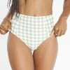 Thrills Co. Swim Aalto High Waisted Bikini Bottom - Eucalyptus