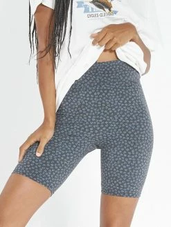 Thrills Co. Royal Bloom Bike Short - Royal Blue Shorts & Skirts